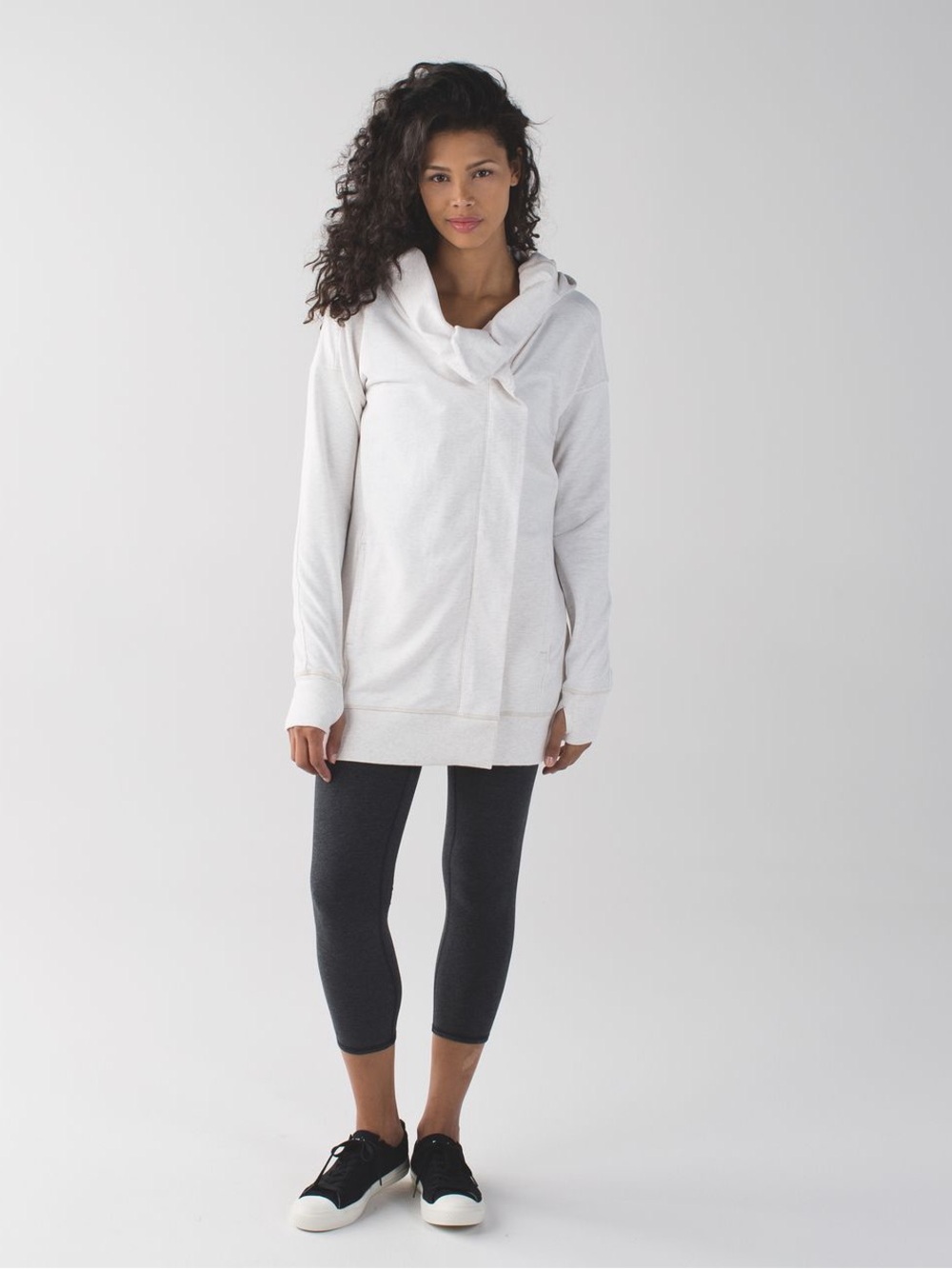 Lululemon Wrap Up Jacket Heathered Angel White 8